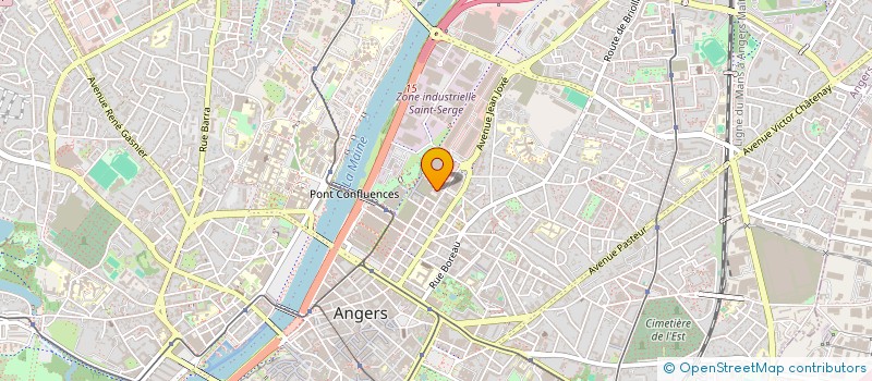 localisation de l'entreprise LA CASA ANGEVINE à ANGERS