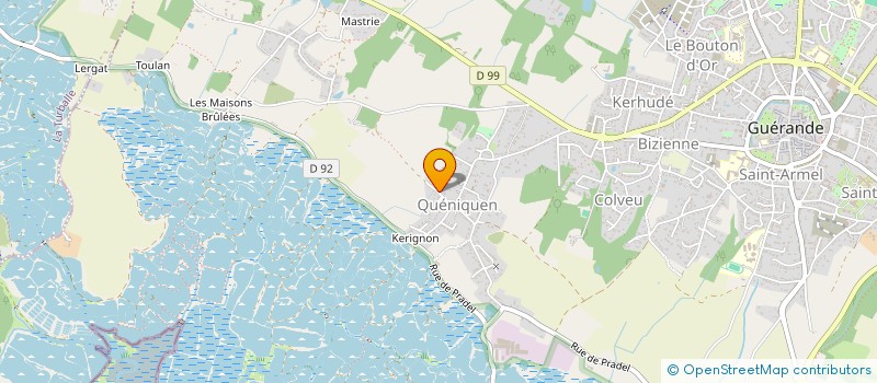 localisation de l'entreprise LA CASA BCC  GUERANDE