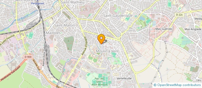 localisation de l'entreprise LA CASA BONANCA  PERPIGNAN