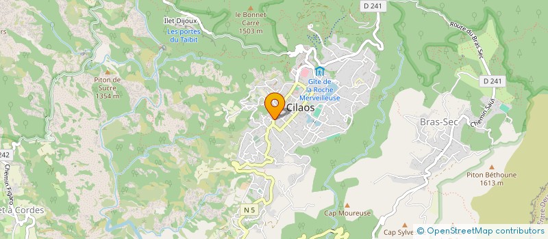 localisation de l'entreprise LA CASA CELINA à CILAOS