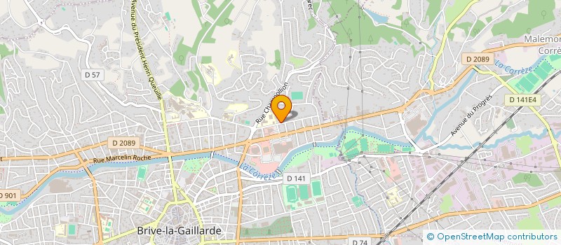 localisation de l'entreprise LA CASA CORREZIENNE  BRIVE-LA-GAILLARDE