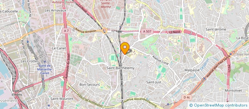 localisation de l'entreprise LA CASA D'AM à MARSEILLE