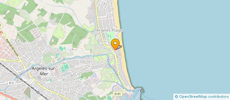 localisation de l'entreprise LA CASA D'AMELIA  ARGELES-SUR-MER