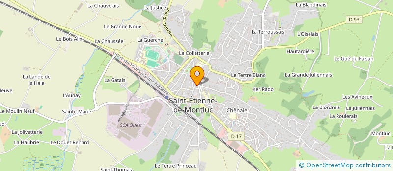 localisation de l'entreprise LA CASA D'ANCEL à SAINT-ETIENNE-DE-MONTLUC