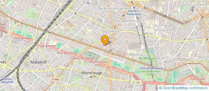 localisation de l'entreprise LA CASA D'ORO  PARIS