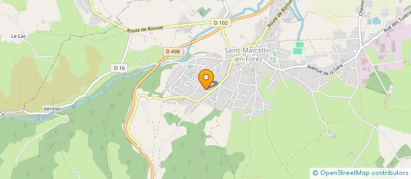 localisation de l'entreprise LA CASA DE CASSIE  SAINT-MARCELLIN-EN-FOREZ