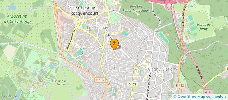 localisation de l'entreprise LA CASA DE FATIMA  LE CHESNAY-ROCQUENCOURT