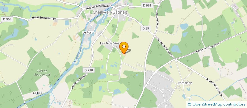 localisation de l'entreprise LA CASA DE LOS ERIZOS à CHAILLY-EN-GATINAIS