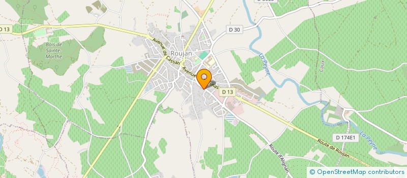 localisation de l'entreprise LA CASA DE MADERA  ROUJAN