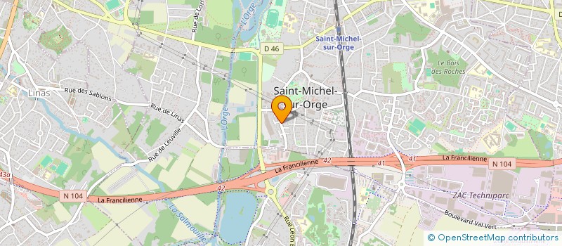 localisation de l'entreprise LA CASA DE PAP'HIJAS  SAINT-MICHEL-SUR-ORGE