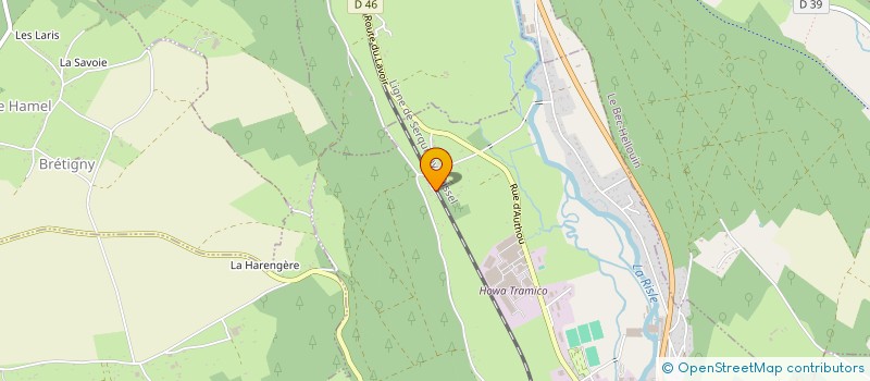 localisation de l'entreprise LA CASA DE PIETRA  BRIONNE