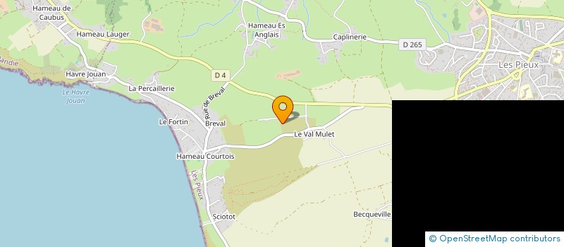 localisation de l'entreprise LA CASA DE TETELLE  LES PIEUX