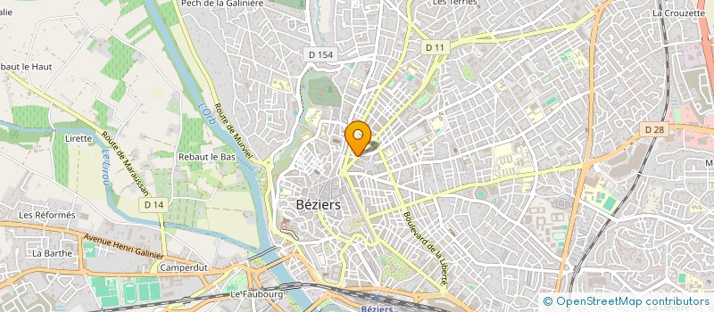 localisation de l'entreprise LA CASA DE TONY à BEZIERS