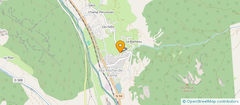 localisation de l'entreprise LA CASA DEL LECCA à L'ARGENTIERE-LA-BESSEE