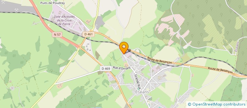 localisation de l'entreprise LA CASA DEL LOCO  ETALANS