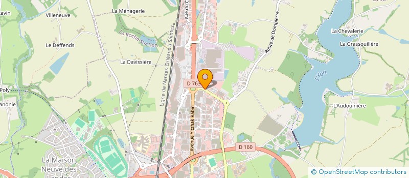 localisation de l'entreprise LA CASA DEL POLLO à LA ROCHE-SUR-YON