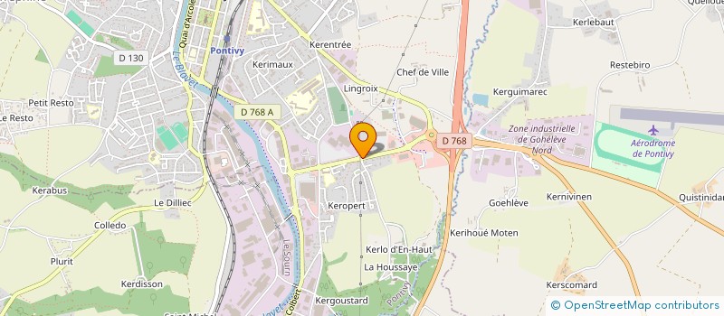 localisation de l'entreprise LA CASA DEL SOL à PONTIVY