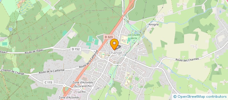 localisation de l'entreprise LA CASA DELICE  CHANGE