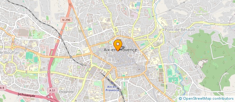 localisation de l'entreprise LA CASA DES JUMELLES à AIX-EN-PROVENCE