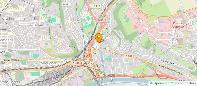 localisation de l'entreprise LA CASA DES P'TITES CANAILLES  HARFLEUR