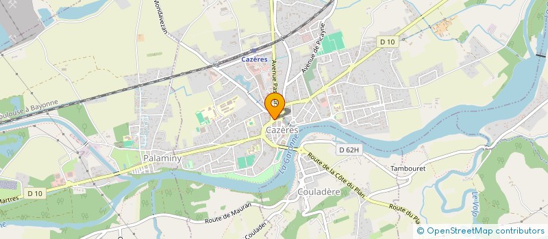 localisation de l'entreprise LA CASA DES PAINS  CAZERES