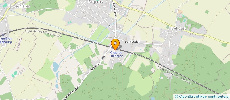 localisation de l'entreprise LA CASA DES PELLE  ORGERUS