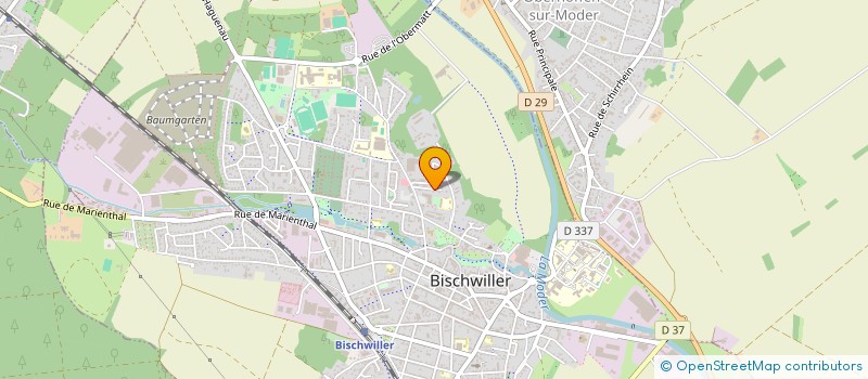 localisation de l'entreprise LA CASA DES PEPETTES  BISCHWILLER