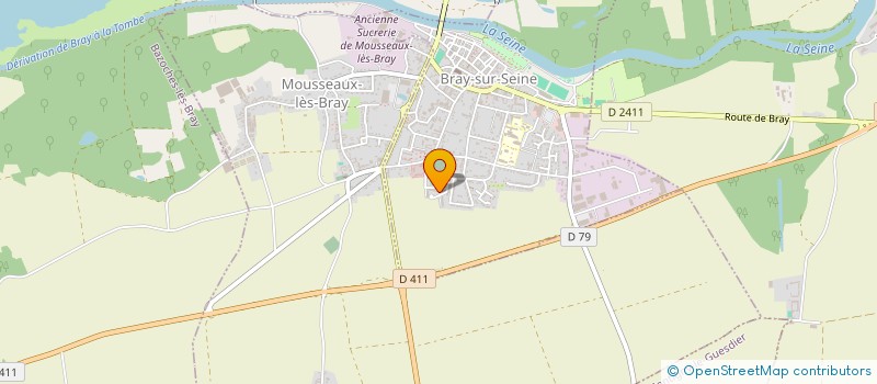 localisation de l'entreprise LA CASA DES RETROUVAILLES  BRAY-SUR-SEINE