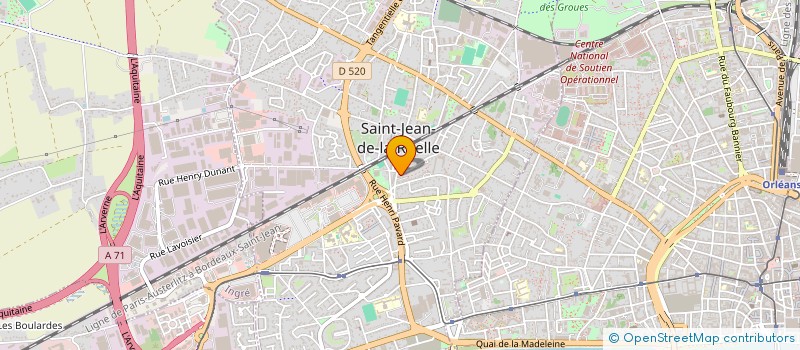 localisation de l'entreprise LA CASA DI PIZZA à SAINT-JEAN-DE-LA-RUELLE
