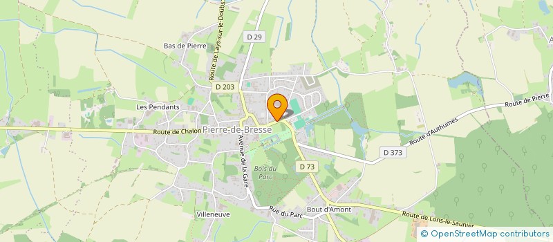 localisation de l'entreprise LA CASA DI RAFA  PIERRE-DE-BRESSE