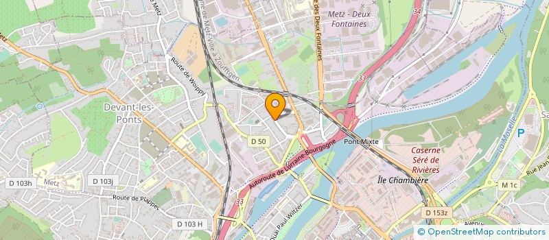 localisation de l'entreprise LA CASA FERRARO  METZ