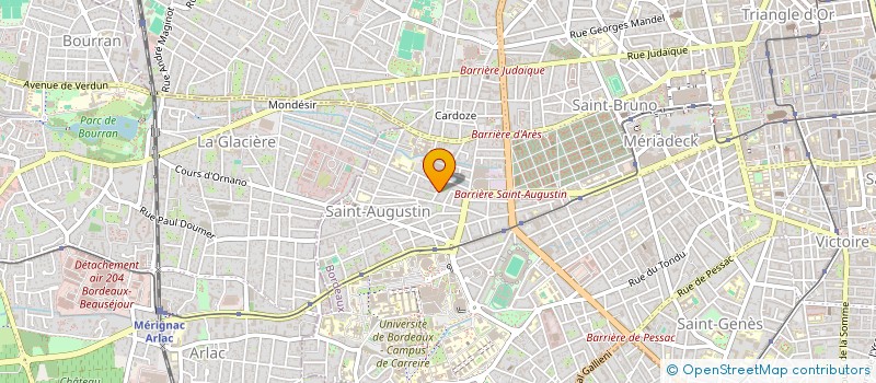 localisation de l'entreprise LA CASA FLAMENCA  BORDEAUX