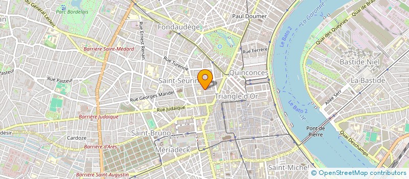 localisation de l'entreprise LA CASA ITALIA  BORDEAUX