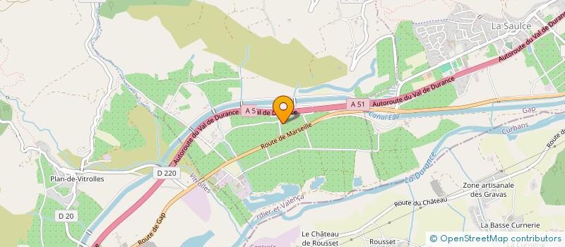 localisation de l'entreprise LA CASA JEANNE  LARDIER-ET-VALENCA