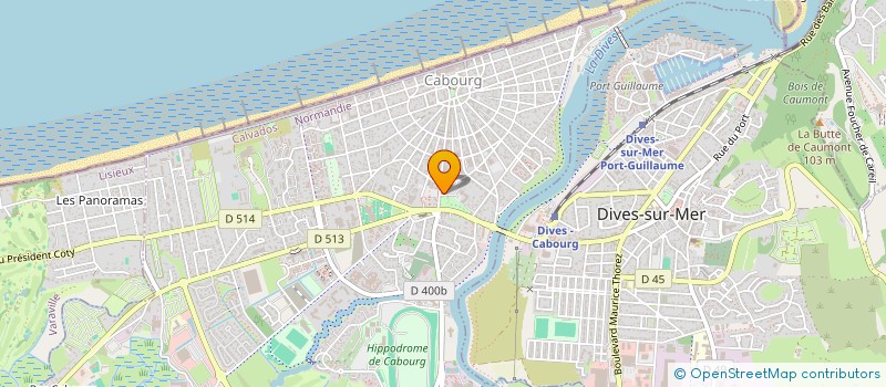 localisation de l'entreprise LA CASA JEUX  CABOURG