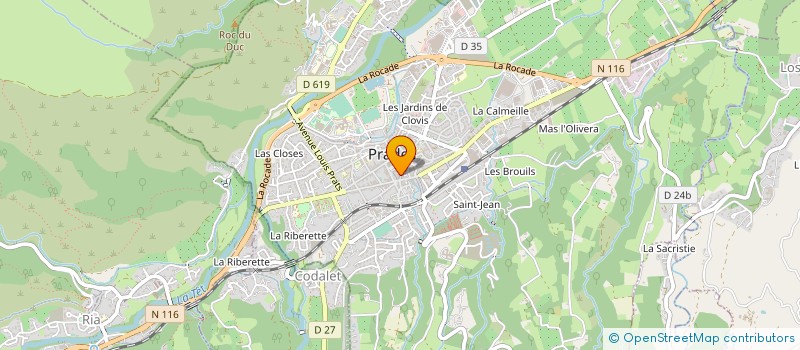 localisation de l'entreprise LA CASA JORDY à PRADES