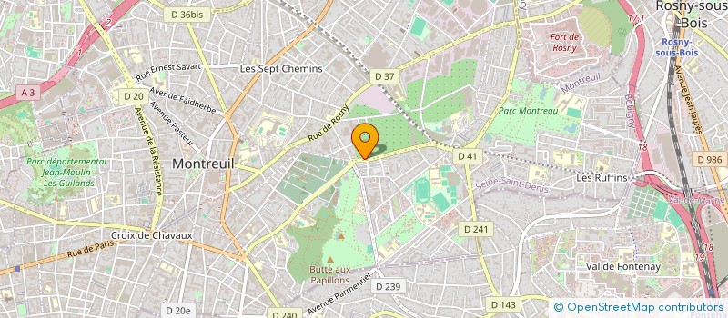 localisation de l'entreprise LA CASA K'RESS CREOLE à MONTREUIL