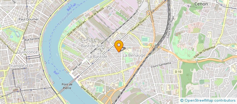 localisation de l'entreprise LA CASA LILIANA ED SARL à BORDEAUX