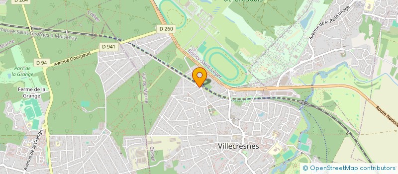 localisation de l'entreprise LA CASA LOUISE  VILLECRESNES