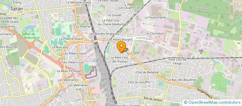 localisation de l'entreprise LA CASA LOUNGE à SARAN