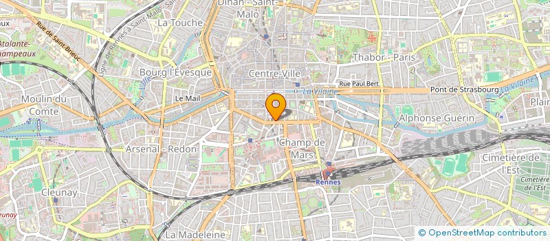 localisation de l'entreprise LA CASA LUCAS à RENNES