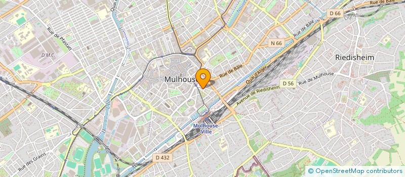 localisation de l'entreprise LA CASA MODA  MULHOUSE