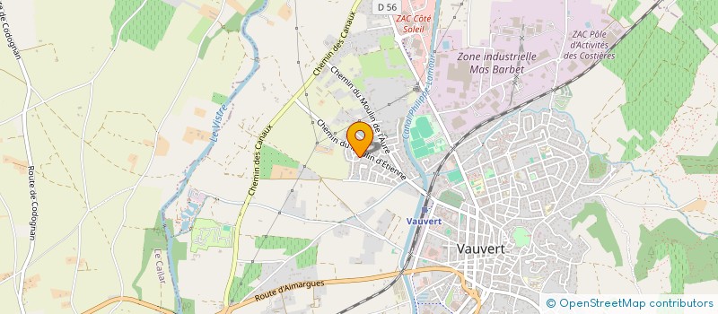 localisation de l'entreprise LA CASA MT  VAUVERT