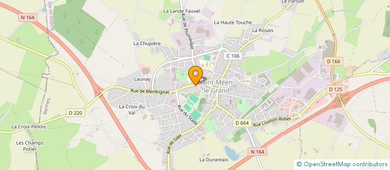 localisation de l'entreprise LA CASA NOSTRA  SAINT-MEEN-LE-GRAND