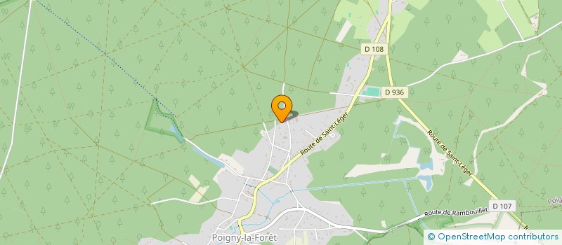 localisation de l'entreprise LA CASA NOSTRA  POIGNY-LA-FORET