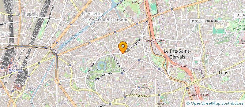 localisation de l'entreprise LA CASA PARIS à PARIS