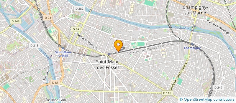 localisation de l'entreprise LA CASA POUTCH à SAINT-MAUR-DES-FOSSES