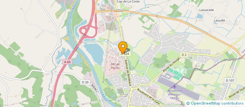 localisation de l'entreprise LA CASA RODANTE  AIRE-SUR-L'ADOUR