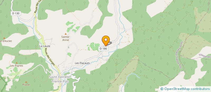 localisation de l'entreprise LA CASA SIGNATURE  SAINT-FERREOL-TRENTE-PAS