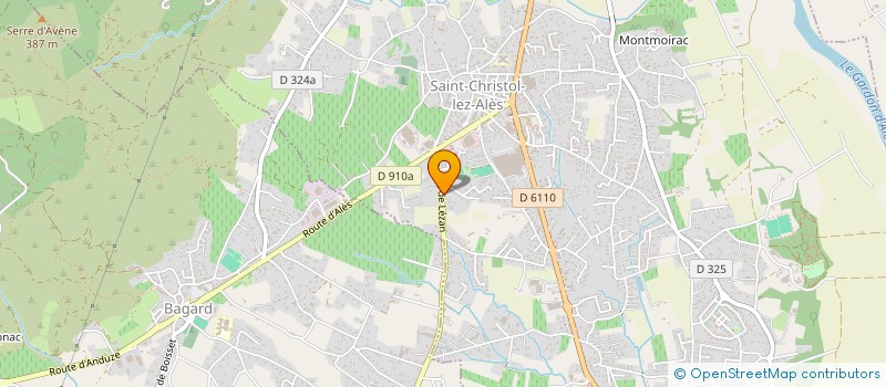 localisation de l'entreprise LA CASA TI'MOUN  SAINT-CHRISTOL-LEZ-ALES